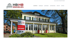 Desktop Screenshot of hb-hb-immobilien.de